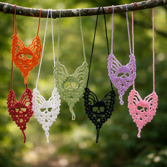 Crochet Skull Barefoot Sandals