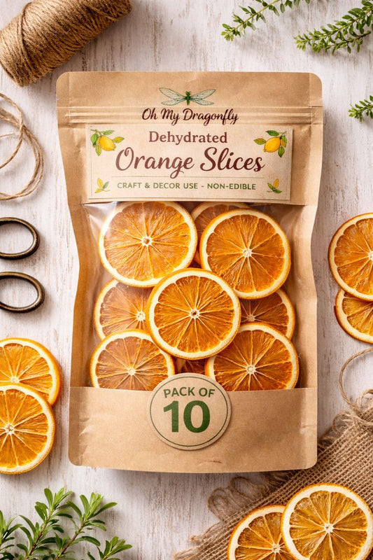 Dehydrated orange slices