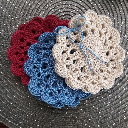 Red, White and Blue Coasters